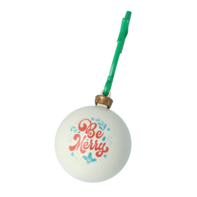 Branded Eco Christmas Recycled Plastic Spherical Bauble