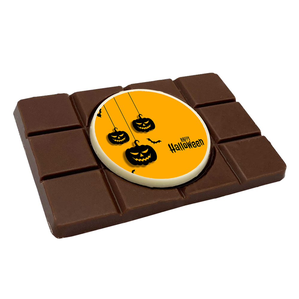 Halloween Chocolate Bar 45g with Printed Logo