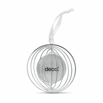 Christmas Circular Stainless Steel Bauble