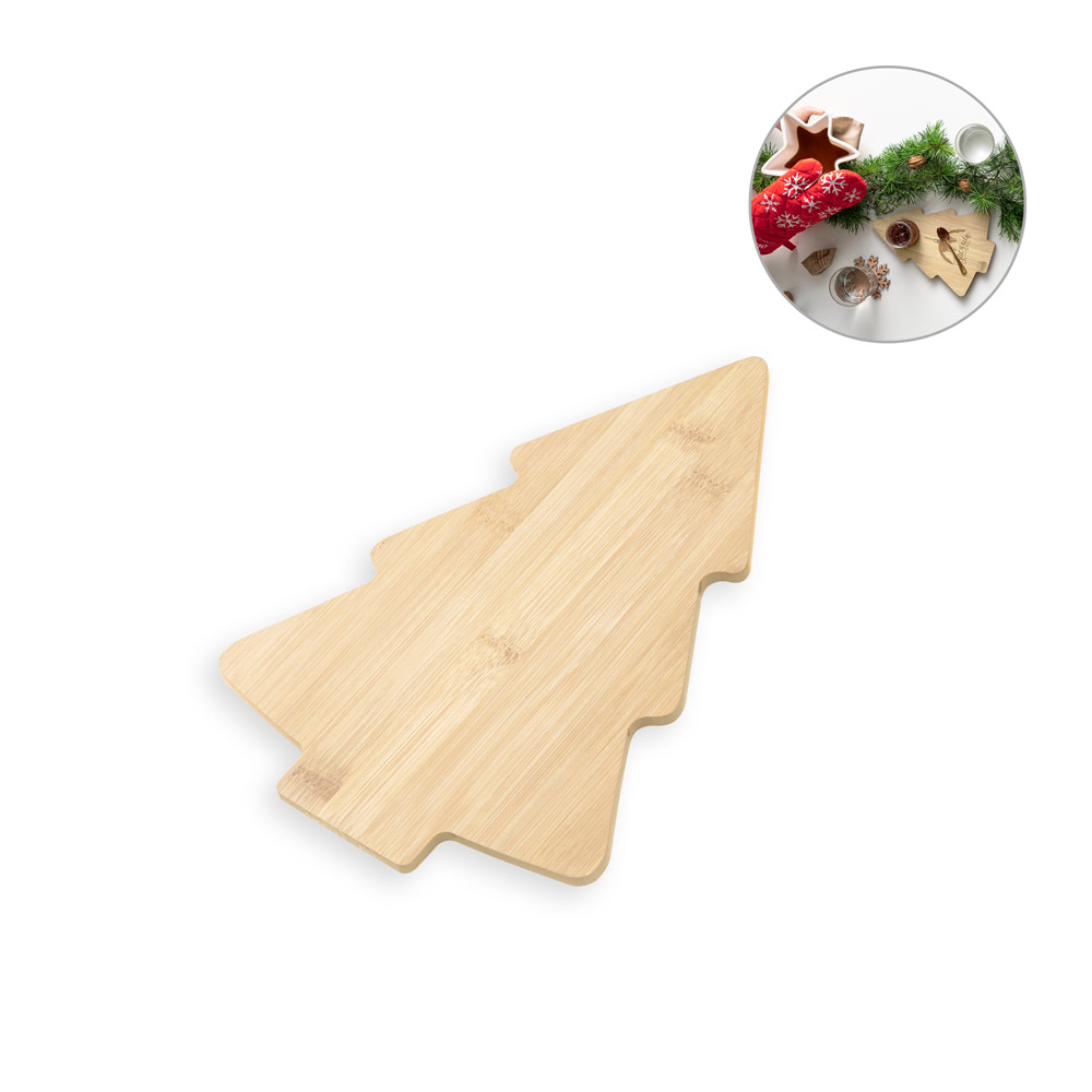 Christmas Tree Bamboo Cheese Board