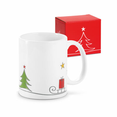 Christmas Tree & Present Ceramic Mug