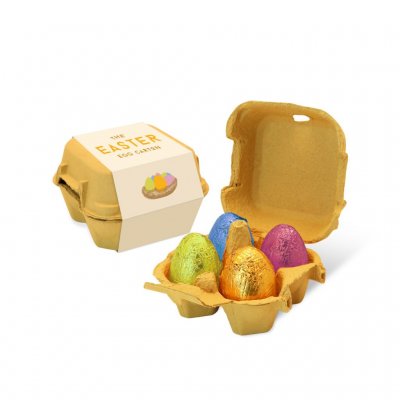 Easter Gold Foiled Chocolate Egg Box