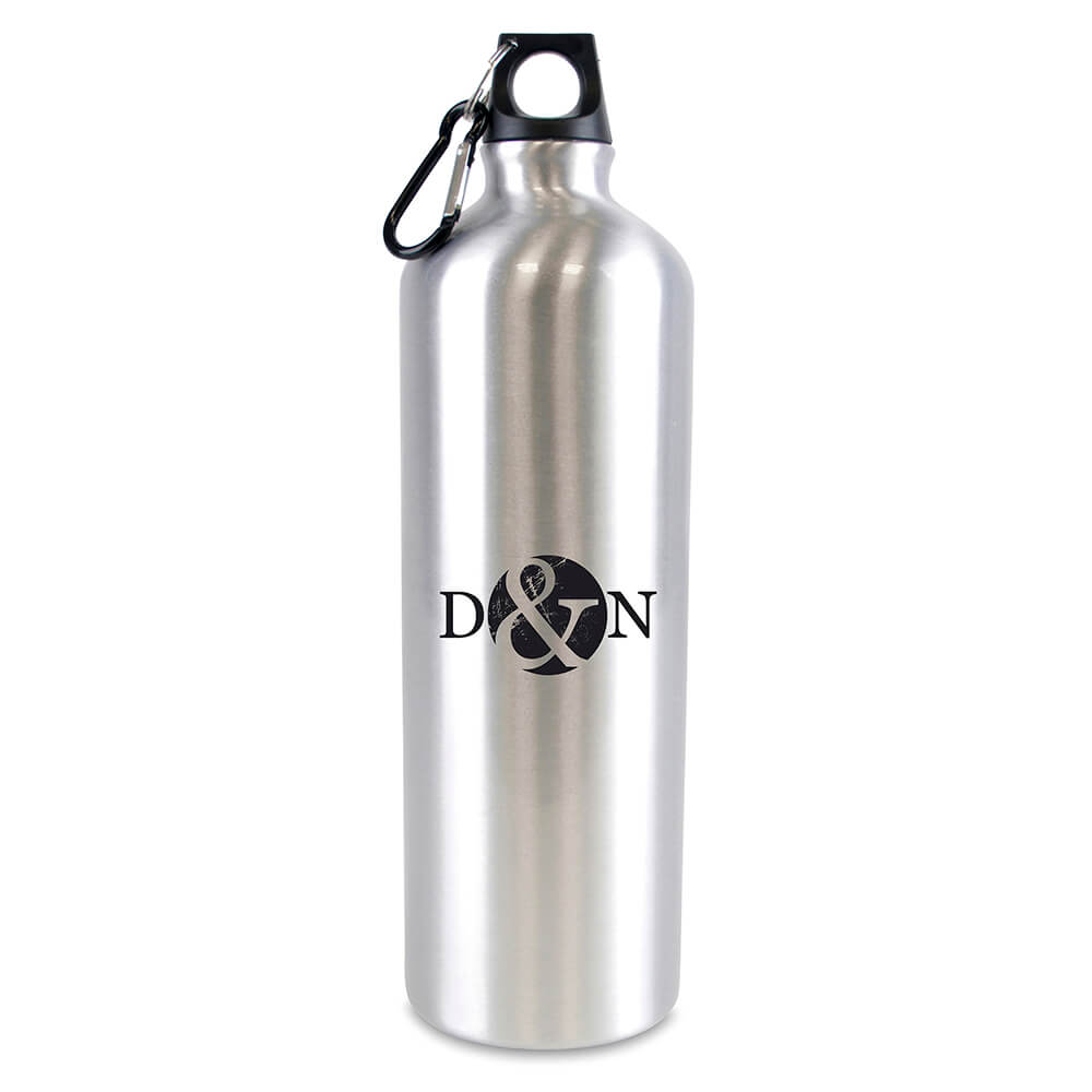 Pollock Glossy 1L Single Walled Aluminium Sports Bottle