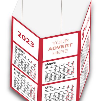 Pen Pot Desk Calendar