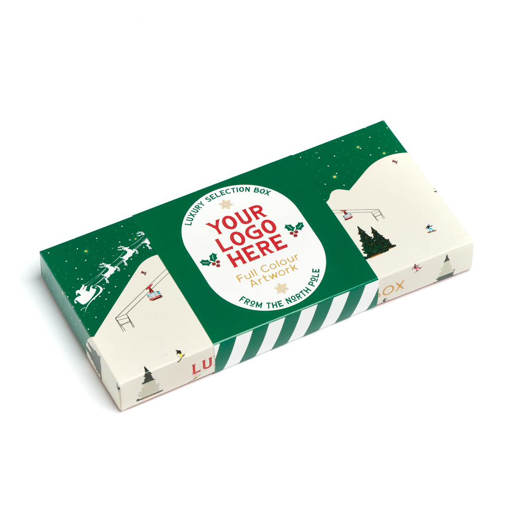 Christmas Luxury 18 Chocolate Truffles and Bar Box - Image 3