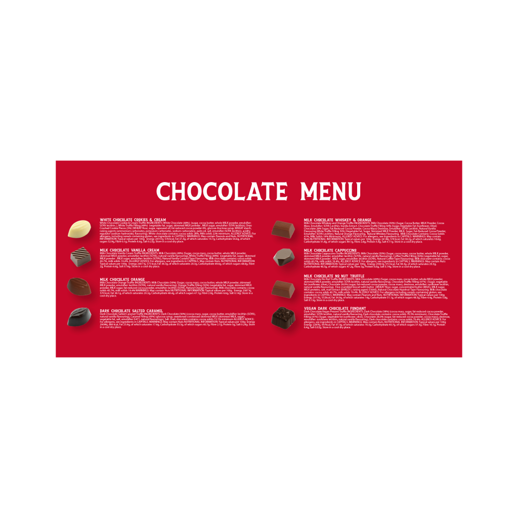 Christmas Luxury 18 Chocolate Truffles and Bar Box - Image 2