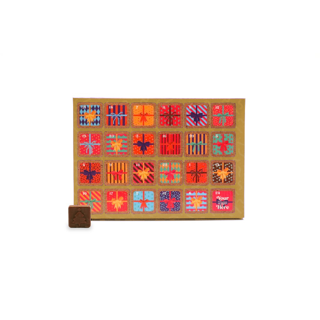 Small A5 Advent Calendar - Milk Chocolate 41 Cocoa