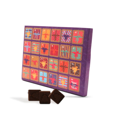 Small A5 Advent Calendar - Vegan Dark Chocolate 71 Cocoa