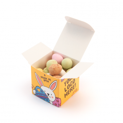 Speckled Chocolate Eggs Cube