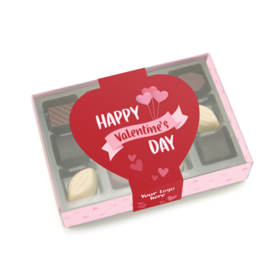Valentines Luxury 12 Chocolate Truffles Box