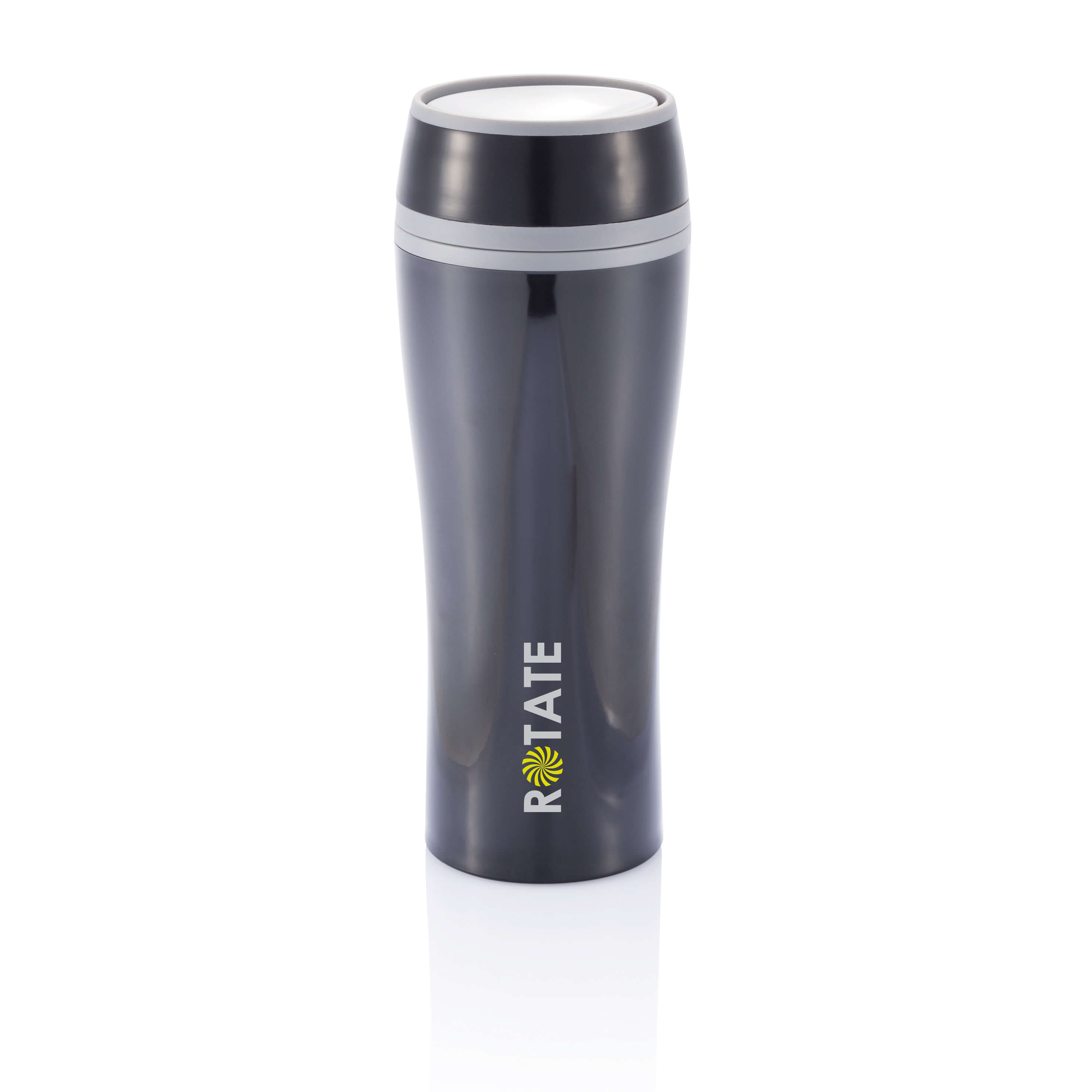 Double wall push mug